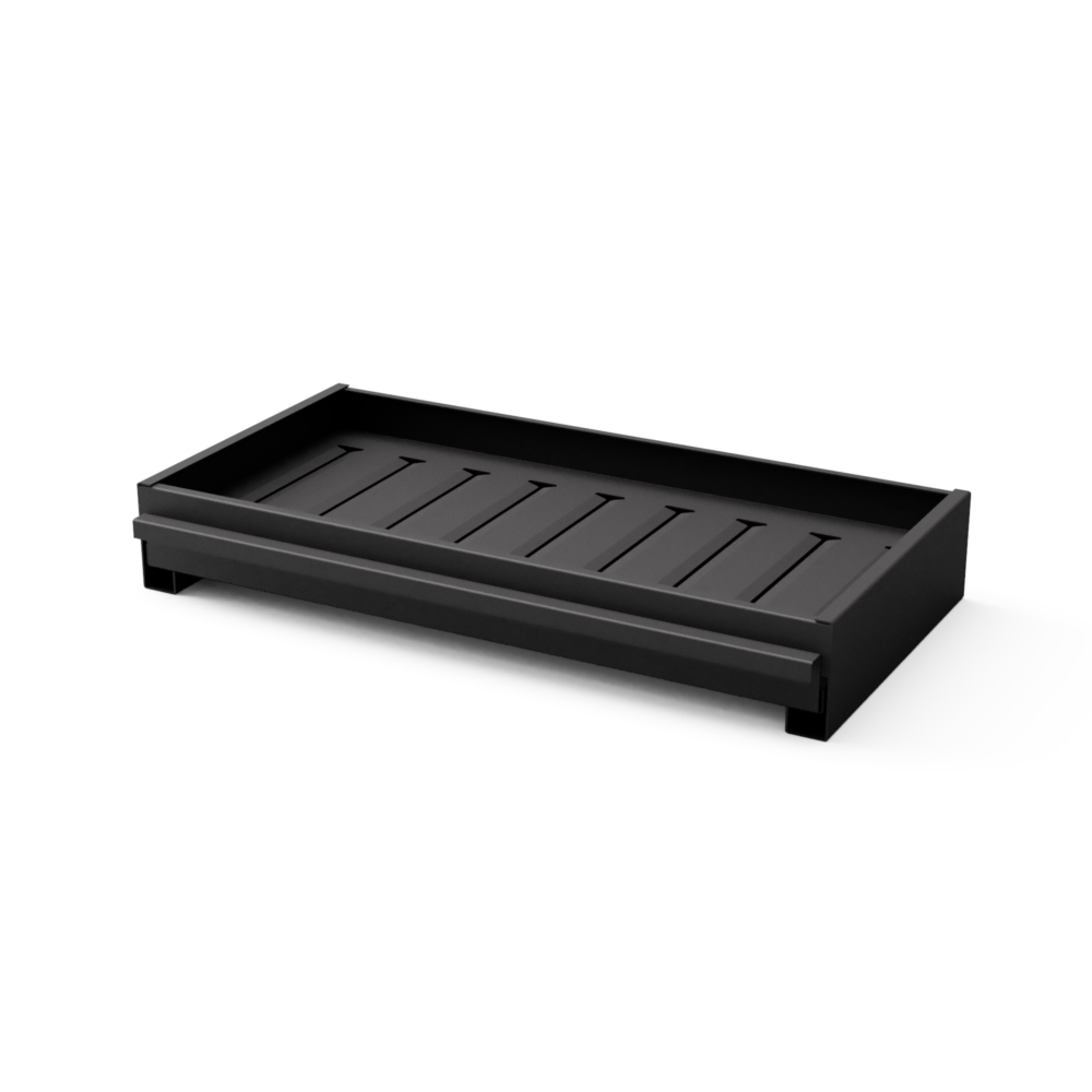 Grelha de Aço Negro PLAN 1 / VENIT Metal Rack