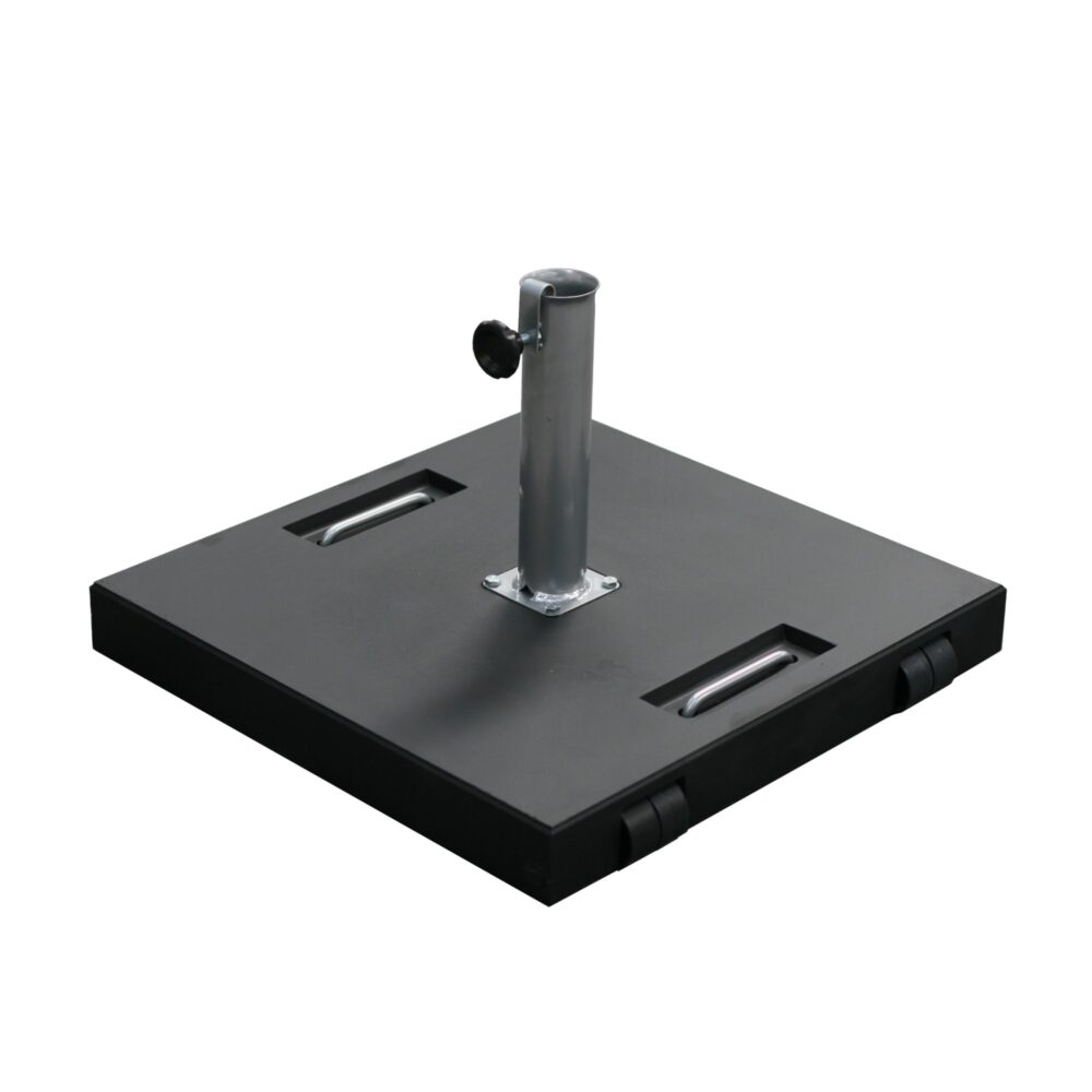 Base Chapéu de Sol Stealth 50Kg com Rodas laterais